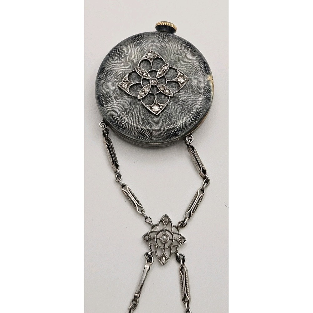 Waltham Maximus 14k Gold 1904 Fob 17 Jewel Necklace Watch Working Vintage